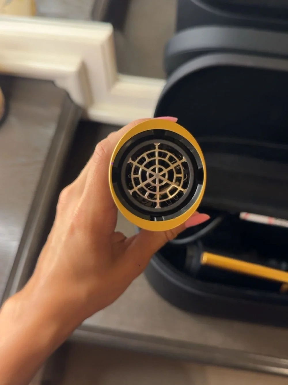 The Dyson Airwrap Multi-Styler in limited-edition Onyx Black and Gold